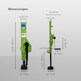 thumbnail of Stockwinde Zahnstangenwinde 1500 kg 60-90 cm Höhe auomatische Bremse große Grundplatte Hubwinde