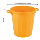 thumbnail of GILAC Conteneur alimentaire HACCP - 50 L - Jaune G613223