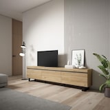 thumbnail of Mueble TV, Televisión, 240x35x57cm, Diseño industrial, Roble _501_2