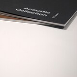 thumbnail of Restootab - Mesa 70x70cm - Bazila branco com rebordos em madeira