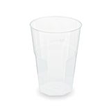 thumbnail of 60x Mehrwegbecher Cocktail transparent PP Eichstrich 0,3 l  O 8 cm