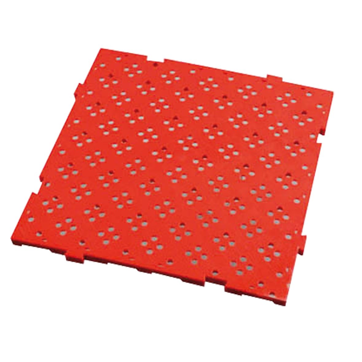GILAC Caillebotis HACCP 500x500 épaisseur 22 mm - - L - Rouge G402009