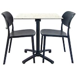 thumbnail of Restootab - Lot de 1 table pliable terrazzo + 2 chaises pour terrasse