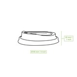 thumbnail of BIOZOYG 50 Stück Einwegdeckel Ø 90mm, schwarz  CPLA Bio Plastikdeckel Kaffeedeckel kompostierbar, biologisch abbaubar, umweltfreundlich