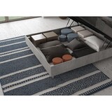 thumbnail of Letto Matrimoniale contenitore 160x200 testata inclinata cemento Demas