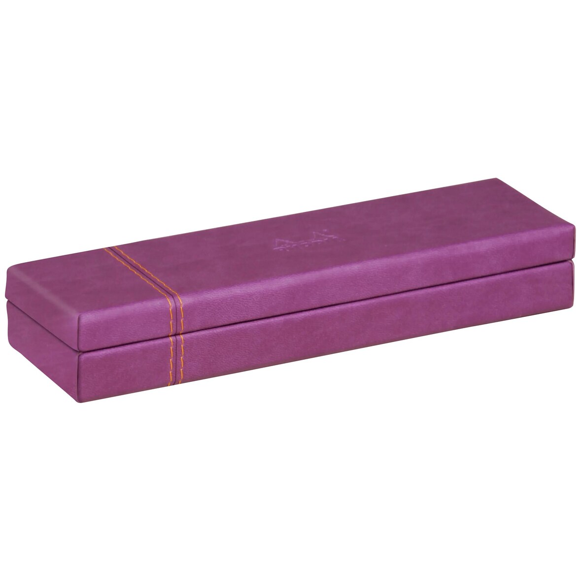 Rhodiarama Stiftebox aus Kunstleder, 21x5,5x3cm - Violett 319780C