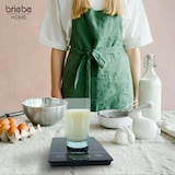 thumbnail of Briebe KW1163 Digitale Küchenwaage Hochpräzise, Lebensmittelgewicht bis zu 5 kg, TARE-Funktion, Schwarz