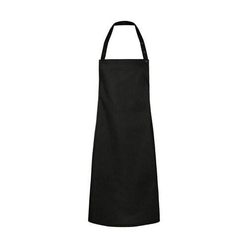Bib Apron Press Stud Santorini: One Size / Black