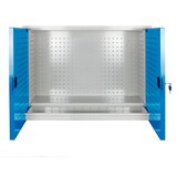 thumbnail of PROREGAL Werkzeugwandschrank mit 2 Türen + 1 Fachboden + 1 Schublade | HxBxT 75,5x105x31cm | Lichtgrau/Lichtblau