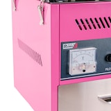 thumbnail of Romux® Machine à Barbe à Papa Rose avec Cuve de 52 cm | Machine Professionnelle en Acier Inoxydable pour événements et les fêtes - 1200 W et 220 V