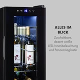 thumbnail of Klarstein Shiraz 12 Slim Uno Weinkühlschrank 32l/12Fl.Touch 85 W 5-18 °C LED Schwarz