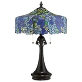 thumbnail of Lampada Da Scrivania Tiffany Coba Light Acciaio Bronzo Vintage 3 Luci E27