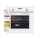 thumbnail of Exquisit Einbaubackofen EBE76-9-H-020 weiss | Energieeffizienzklasse A | 75,6 l Garraum | Einbaubackofen 60 cm