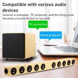 thumbnail of Barre De Son Bluetooth 40W Audio 3D Subwoofer Télécommande Optique Coaxial Tf Gris YONIS