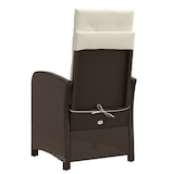 thumbnail of vidaXL Tuinstoelen 2 st verstelbaar met voetensteun poly rattan bruin