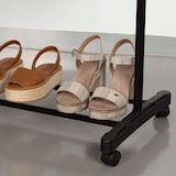 thumbnail of Max Home Burro ropa doble con ruedas y zapatero 75x40x157 cm