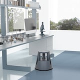 thumbnail of Pedana a rulli / Sgabello movibile TIO-M I Plastica Grigio scuro hjh OFFICE