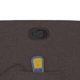 thumbnail of vidaXL Massagesessel Dunkelbraun Stoff
