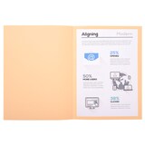 thumbnail of Exacompta 100er Packung Aktendeckeln aus Recycling Karton 220g Forever, 24x32cm