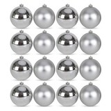 thumbnail of WellHome - Conjunto de 60 Bolas de navidad en Color Plata