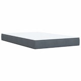 thumbnail of vidaXL Boxspringbett mit Matratze Dunkelgrau 120x190 cm Samt