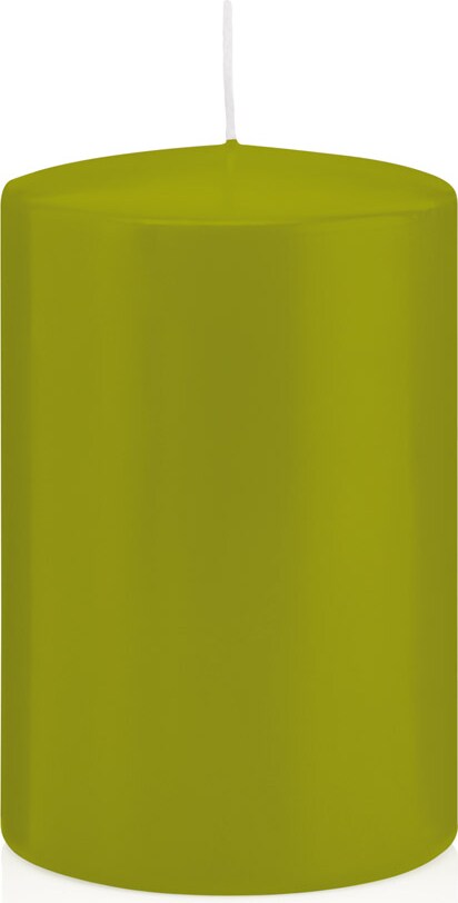 Stumpenkerzen Grün 200 x Ø 98 mm, 6 Stück