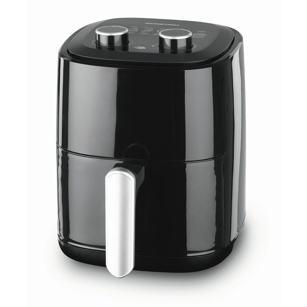GOURMETmaxx Heißluftfritteuse 3,1L 1350W Mechanisch Schwarz