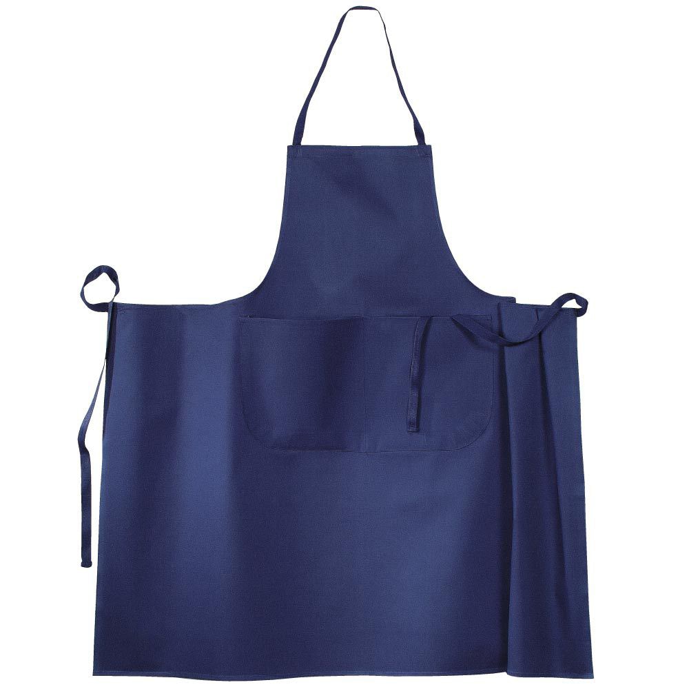 METRO PROFESSIONAL Tabliers de cuisine Valet bleu 105 x 100 cm x 3
