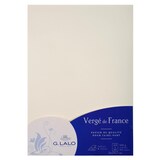 thumbnail of G.Lalo 4x Lalo, Packung mit 50 Blatt Vergé-Papier, DIN A4, 160g, Vergé de France - Weiß 41400L
