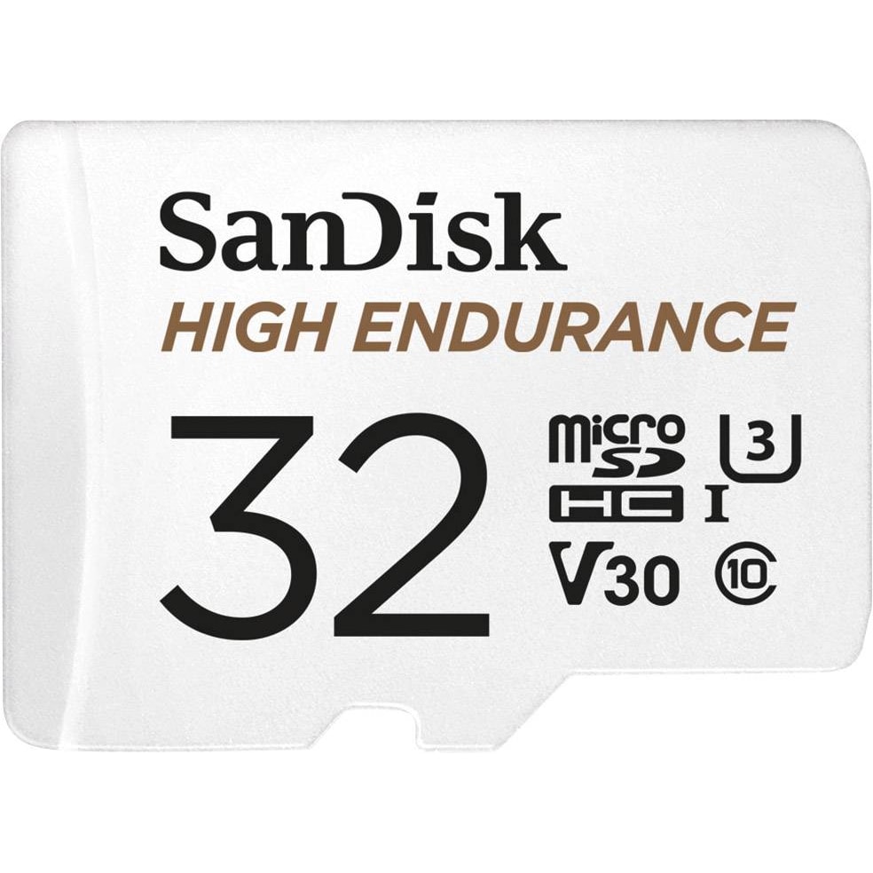 SanDisk High Endurance Monitoring microSDHC-Karte 32 GB Class 10, UHS-I, UHS-Clas SDSQQNR-032G-GN6IA