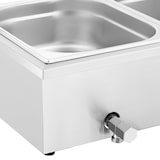 thumbnail of Royal Catering - Royal Catering RCBM_GN1/2_2 Bain-marie Chauffe-plat bain-marie Vitrine bain-marie professionnelle 2 000 W 3 x GN 1/2 Robinet De