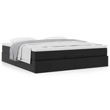 thumbnail of vidaXL Ottoman-Bett mit Matratze Schwarz 160x200 cm Kunstleder