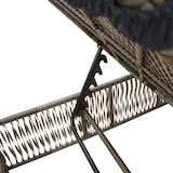 thumbnail of vidaXL Sonnenliegen 2 Stk. mit Tisch Grau Poly Rattan