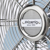 thumbnail of H.Koenig Ventilador Azul Claro JOE50. Diseño Silencioso. Pie Antideslizante