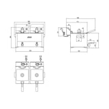 thumbnail of Freidora eléctrica profesional con grifo, acero inox., 60-190°C, control mecánico, panel de control extraíble, 2 cubetas de 10 litros 10280 Vaiotec