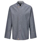 thumbnail of 229 - Damenkochjacke Modern, Langarm, Denim, Fb. navy : navy 100% Baumwolle 269 g/m² 2XL