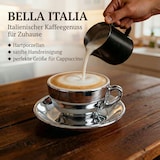 thumbnail of Muvell 6er Cappuccino / Kaffee-Set "Bari" inkl. Tasse 200ml + Untertasse 16cm, chrome