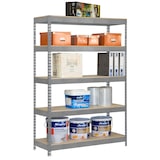 thumbnail of SimonRack Scaffale industriale, 2000x1000x600 mm, 300 kg al punto di flessione, 5 ripiani metallici, scaffale per garage, Zincato- Bricoforte