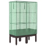 thumbnail of Helloshop26 - Hochbeet/Pflanzkasten mit Abdeckung in Rattanoptik 80 x 40 x 140 cm Braun 02_0038794