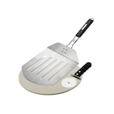 thumbnail of Tarrington House Pizzaset 3-delig, roestvrij staal/polypropyleen, pizzaschep, pizzasnijder, pizzasteen, zilver/zwart