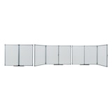 thumbnail of Nobo Magnetische uitklapbaar whiteboard van emaille 1200x900mm met 5 schrijfoppervlakken