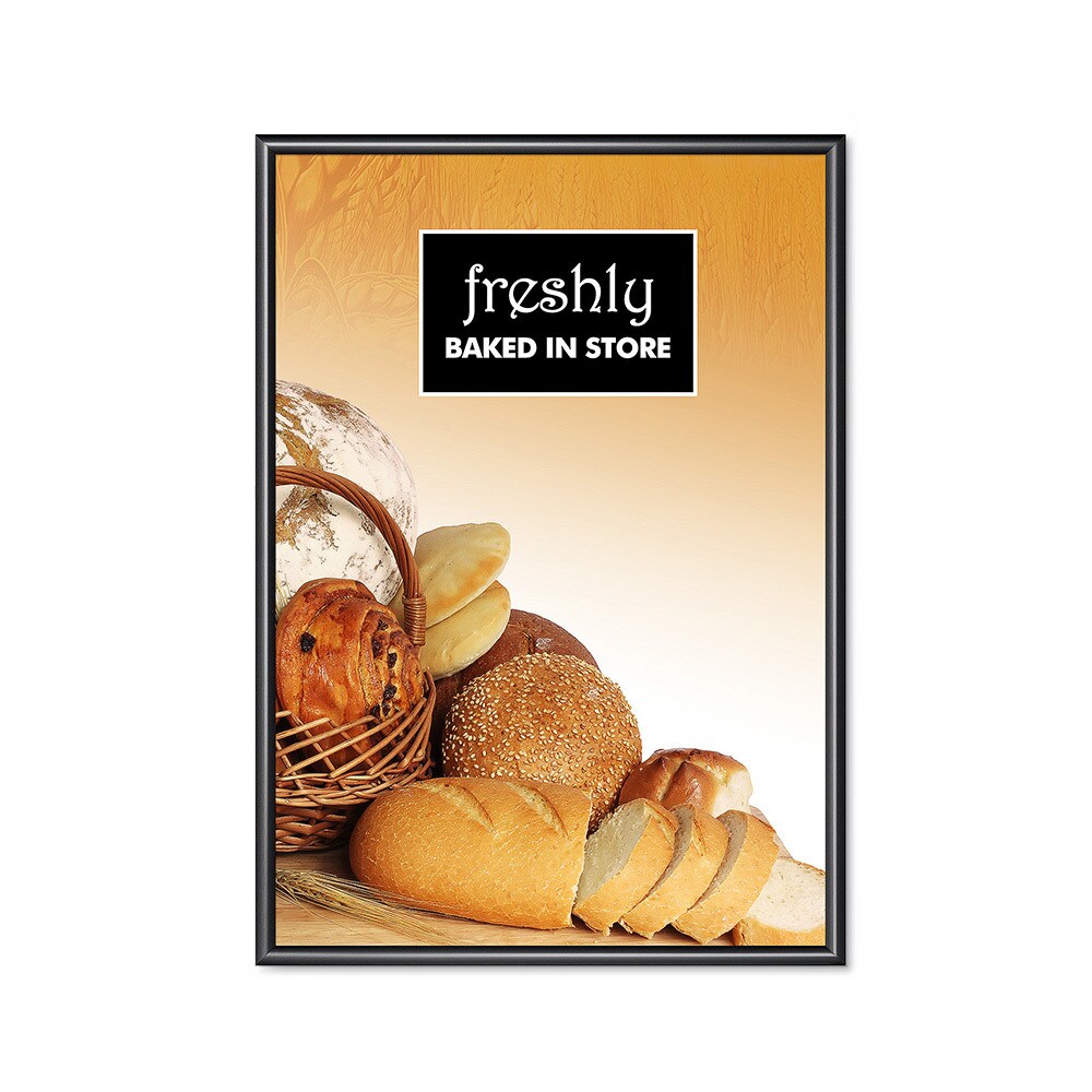 Exposicionate Plakatrahmen schwarz 70x100 (25 mm) KR70x100G25C9005