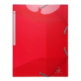 thumbnail of Exacompta - Réf. 55670E - Carton de 30 chemises à élastiques Iderama PP semi-translucide/glossy - 24x32 cm pour A4 - 10 couleurs assorties