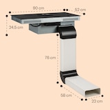 thumbnail of Full House 3.0 Down Air System Induktionsherd DownAir-Haube 655 m³/h Schwarzes Glas
