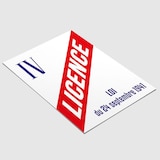 thumbnail of Panneau de Licence 4 / IV