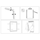 thumbnail of Nobo Spannrahmen 1902210 700x500mm Aluminium