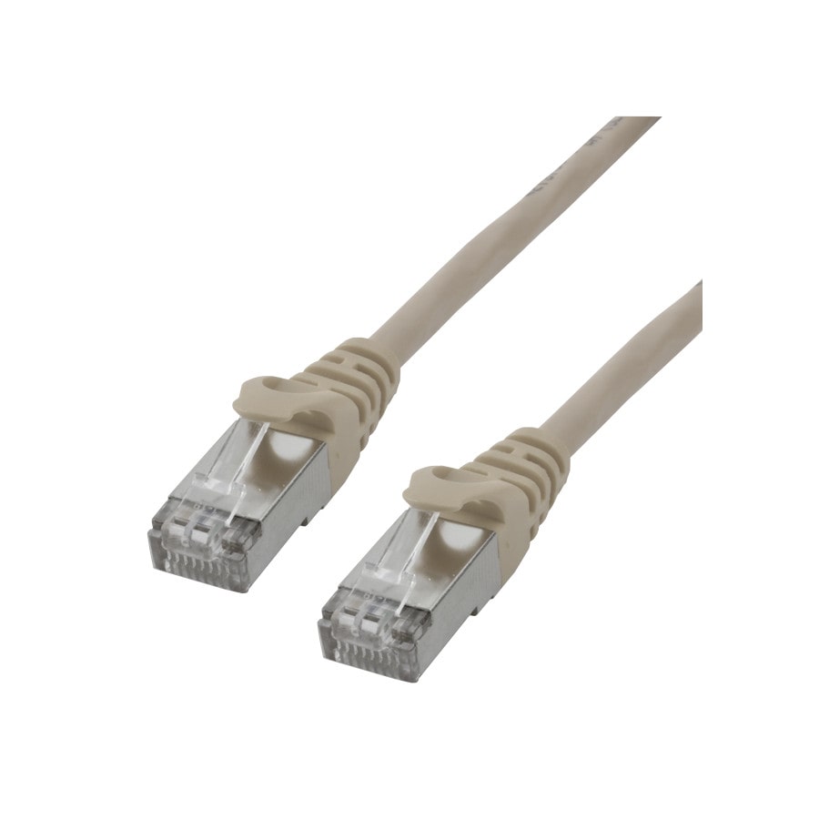 MCL - Câble réseau RJ45 100% cuivre CAT 6 F/UTP - 3m Gris
