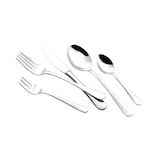 thumbnail of 180-tlg. Sparset SYLVIA, Edelstahl 18/0, enthält je 36 Menümesser, Menülöffel, Menügabeln, Kaffeelöffel, Kuchengabeln, 1 Behälter