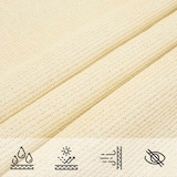 thumbnail of Voile d'ombrage 160 g/m² Crème 3x3 m PEHD Modèle Soleil Latitude Sud