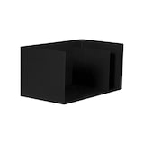 thumbnail of Porte-bûches compact en acier noir 70 cm Bytom Magnus